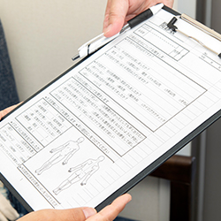 問診表の記入